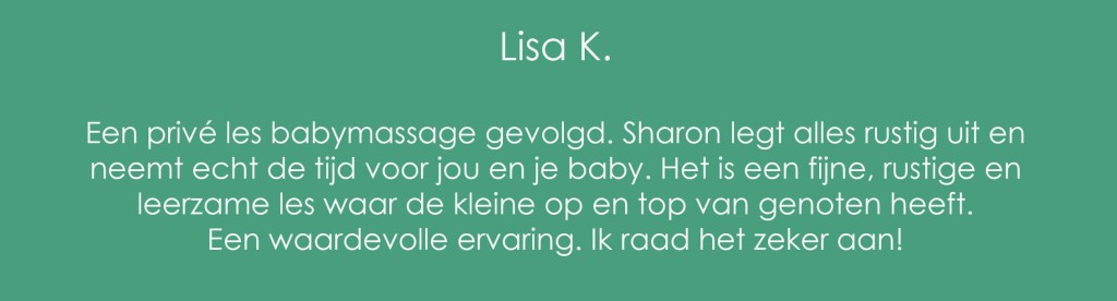 Review Babymassage Lisa K
